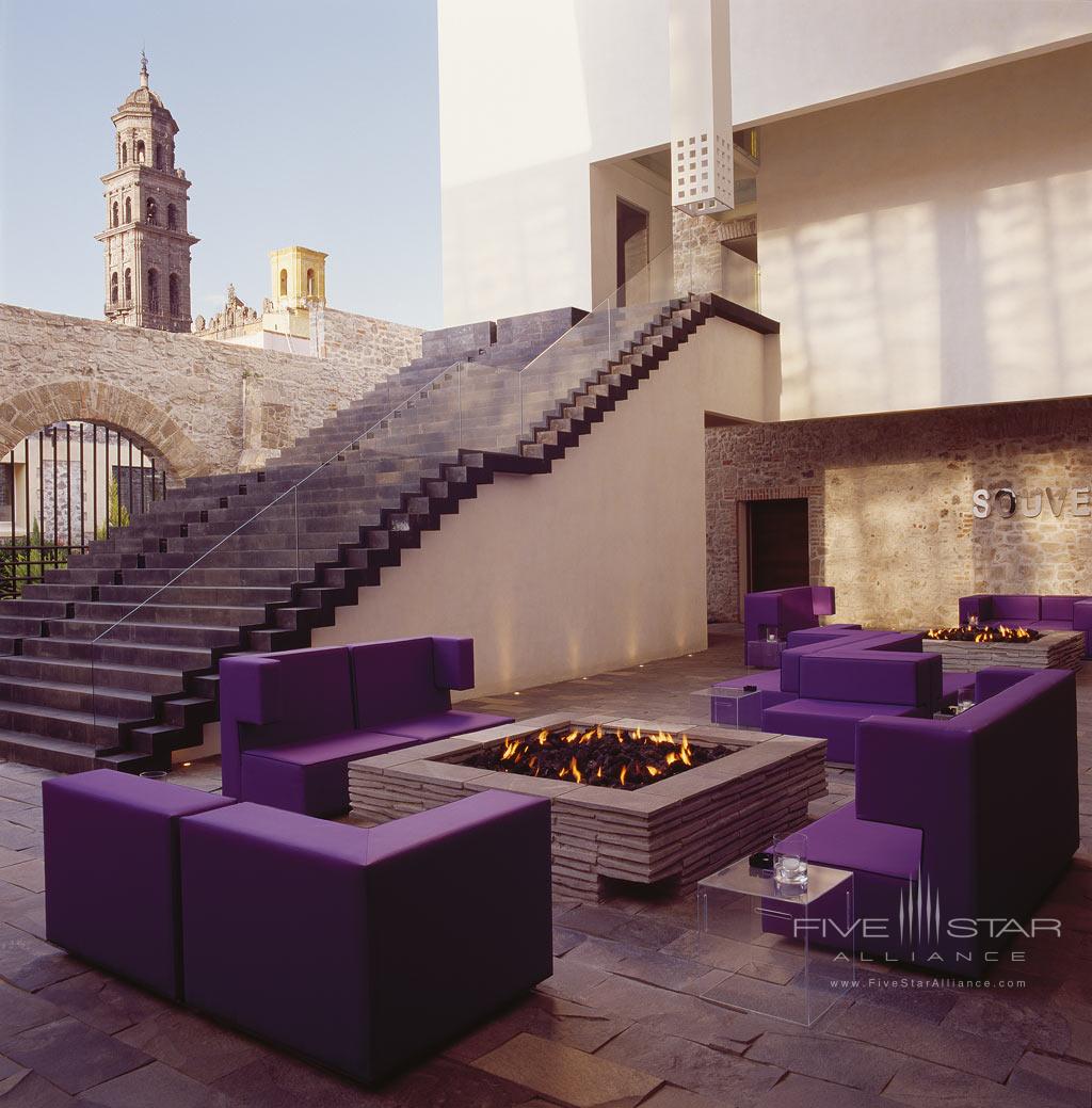 Fire pit and Lounge at La Purificadora, Puebla, PU, Mexico