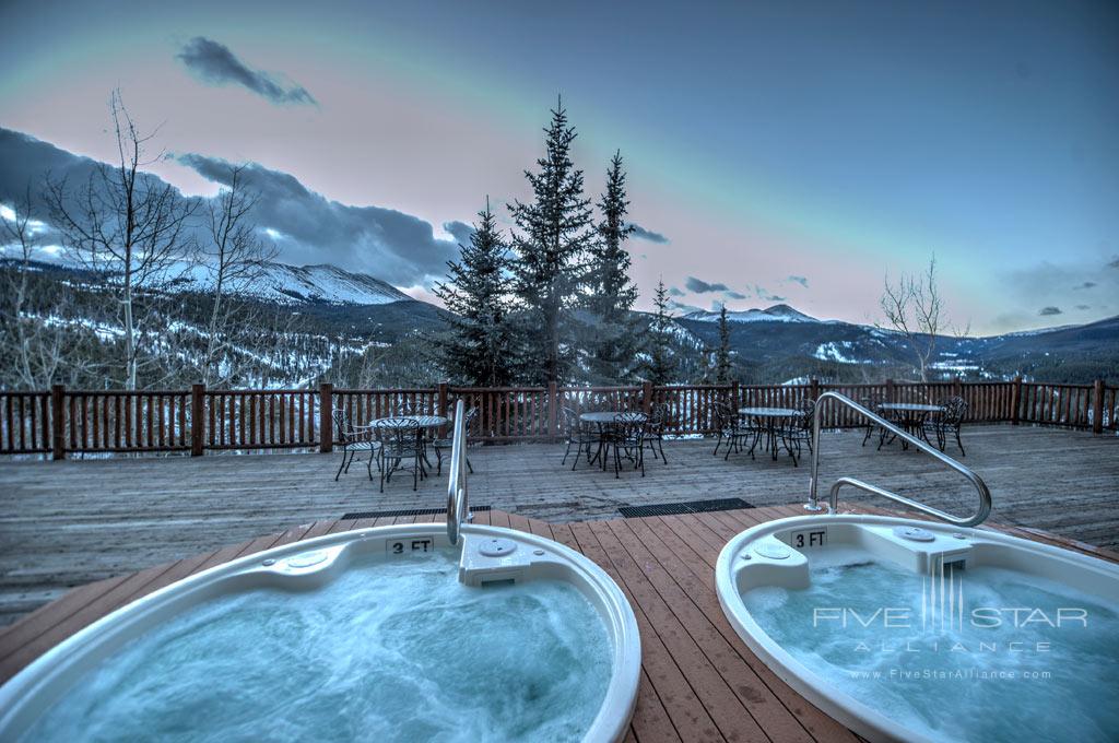 Hot Tubs on Deck at The Lodge at Breckenridge, Breckenridge, CO