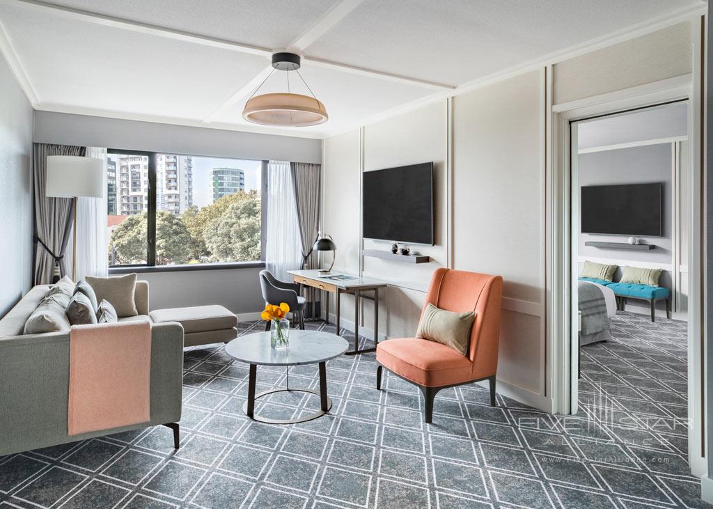 Junior Suite Lounge at Cordis Auckland, Auckland, New Zealand