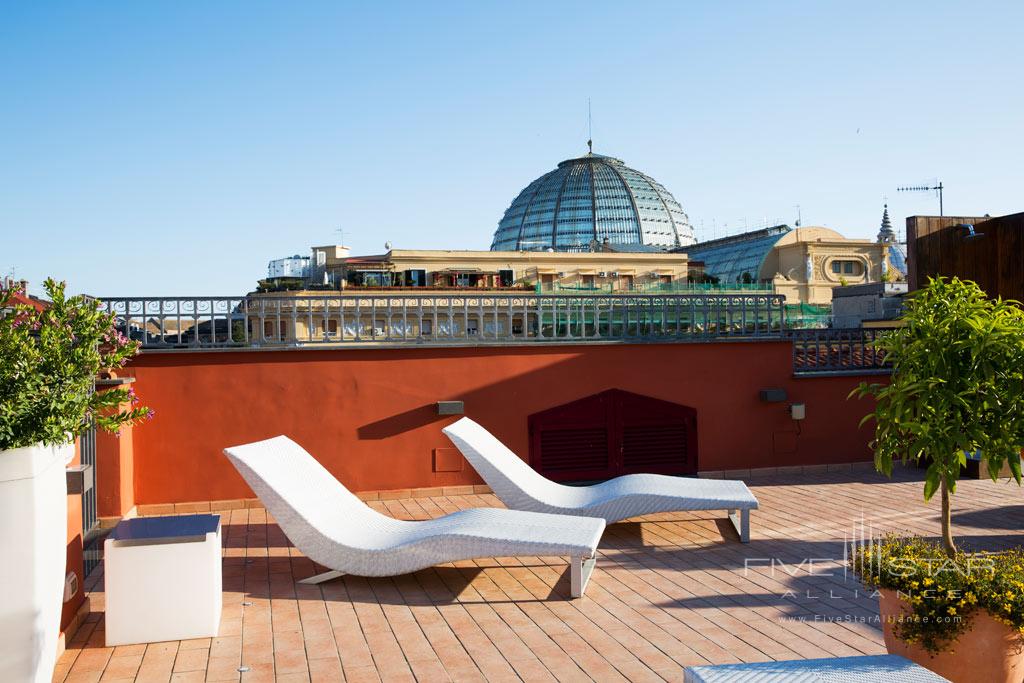 Terrace Lounge at La Ciliegina Lifestyle Hotel, Naples, Italy