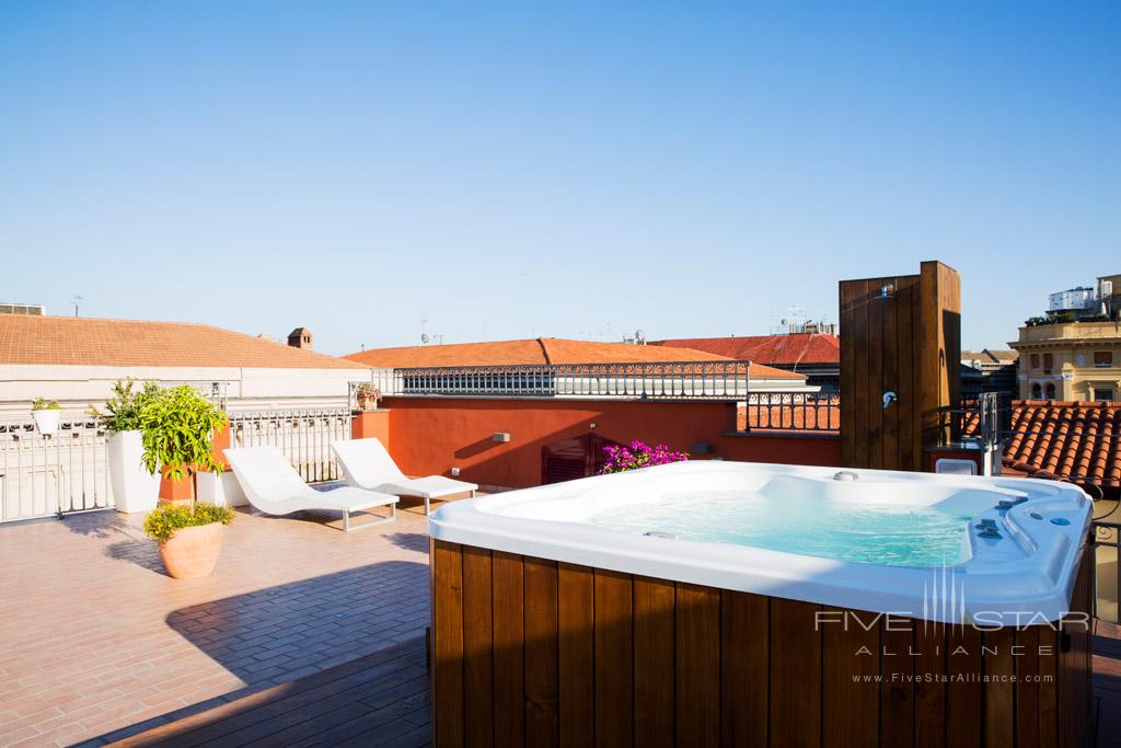 Jacuzzi at La Ciliegina Lifestyle Hotel, Naples, Italy