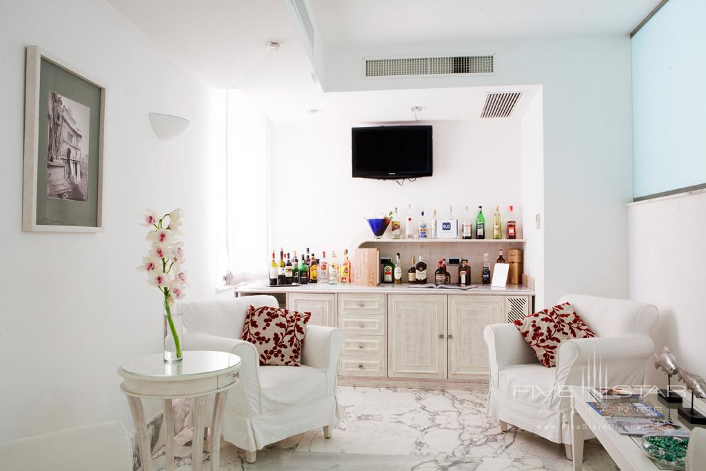 Lounge at La Ciliegina Lifestyle Hotel, Naples, Italy