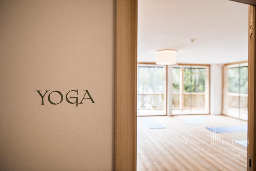 Yoga Studio at Rosa Alpina, Badia BZ, Italy