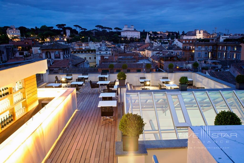 Rooftop Views from The First Roma, Rome, Italy