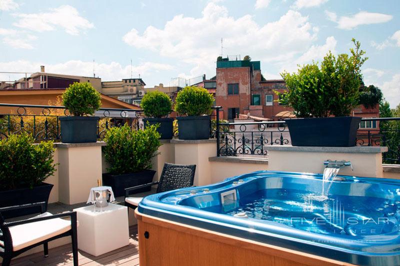 Jazuzzi Suite at The First Roma, Rome, Italy
