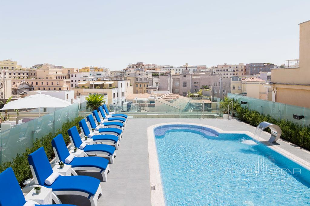 Rooftop Pool at Aleph Hotel, Rome, Italy