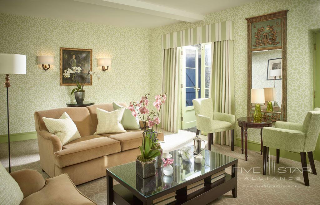 Deluxe Suite Drawing Room at The Royal Crescent Hotel, Bath, UK
