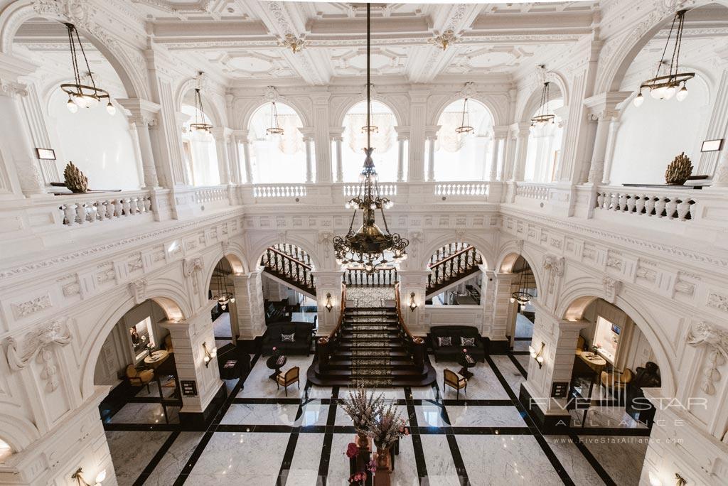 Lobby of InterContinental Amstel Hotel, Amsterdam, Netherlands