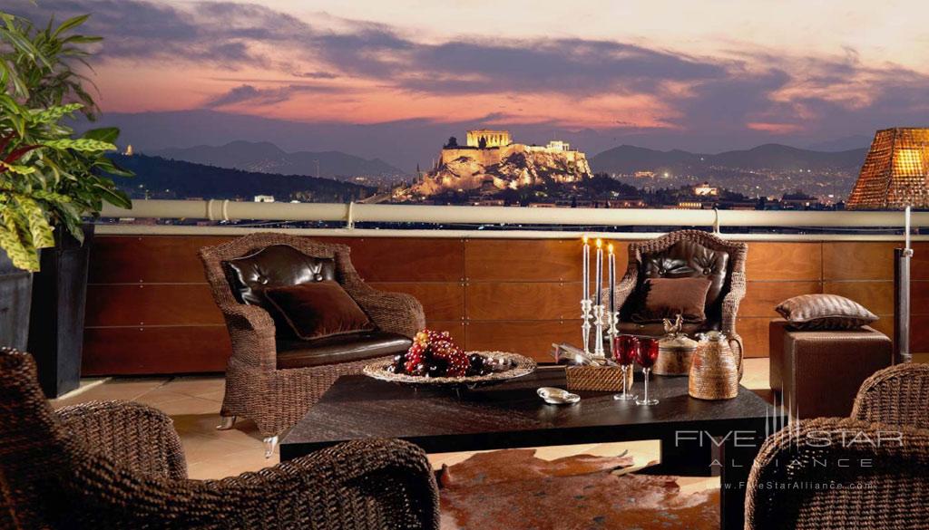 Presidential Suite Terrace at Divani Caravel Hotel Athens, Greece