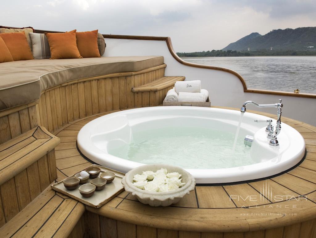 Spa Boat at Taj Lake Palace