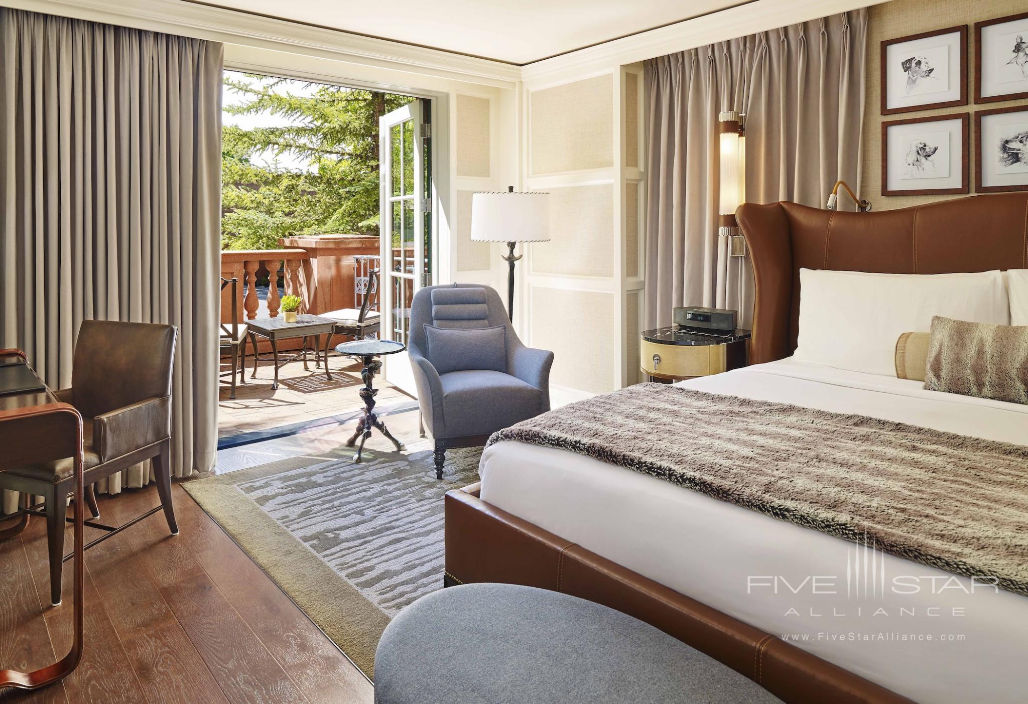 Deluxe Room with Patio at The St. Regis Resort Aspen