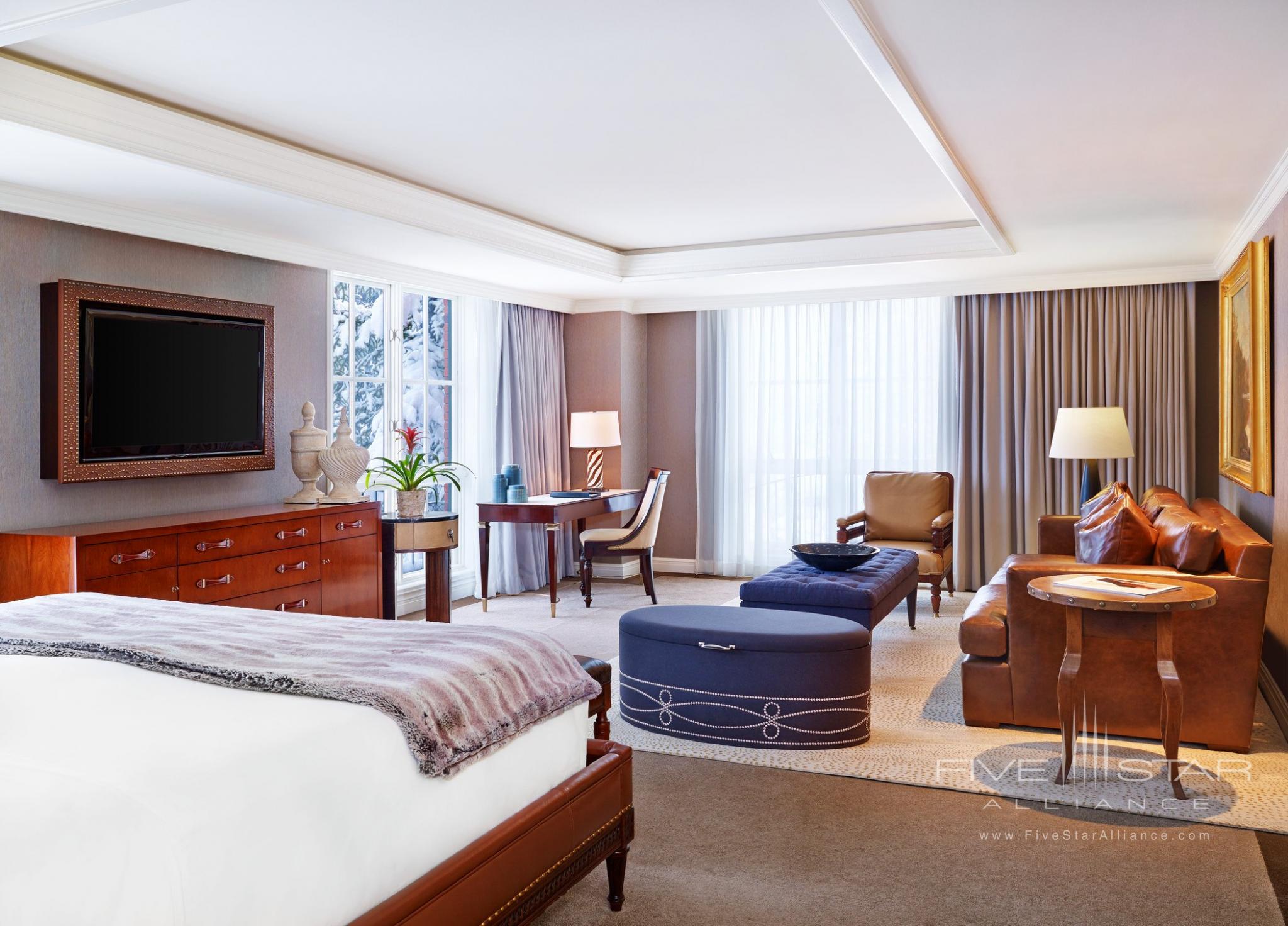 Suite Bedroom at The St. Regis Resort Aspen