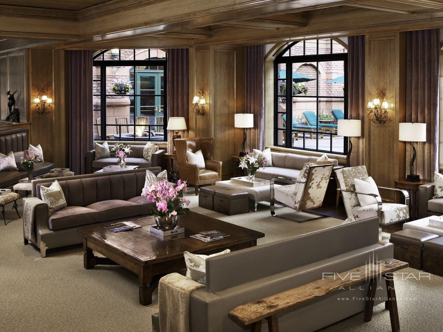 The Lobby at The St. Regis Resort Aspen