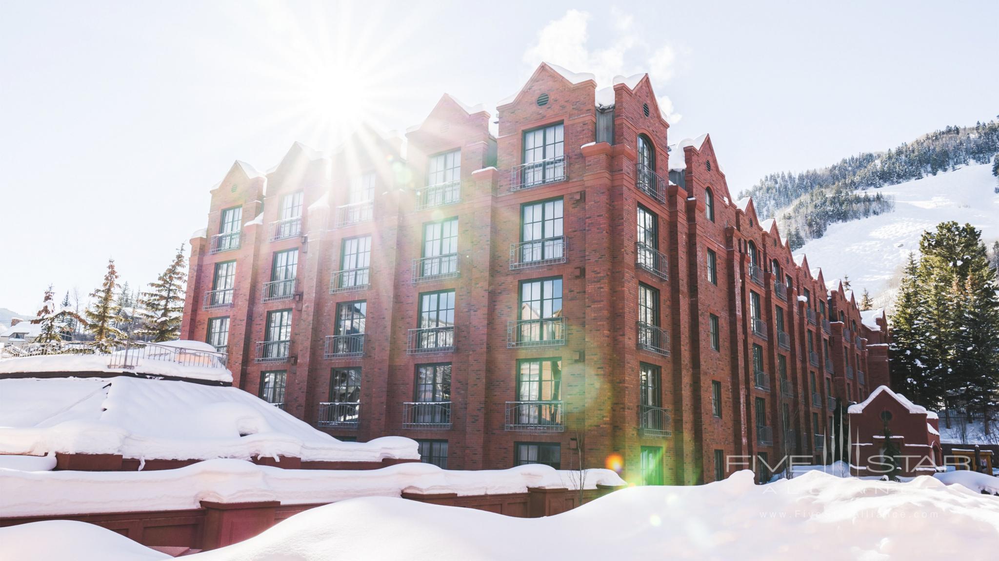 Winter snow at The St. Regis Resort in Aspen