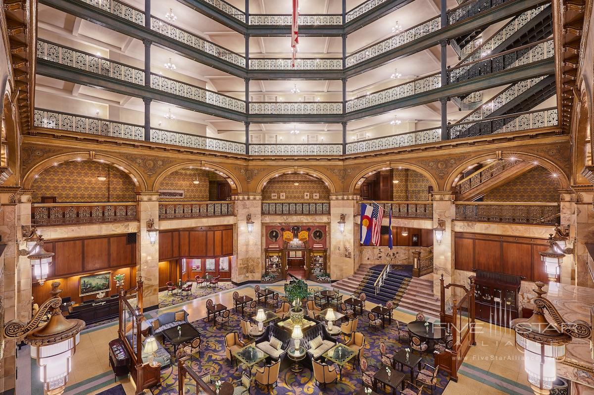 Lobby of the Brown Palace Hotel