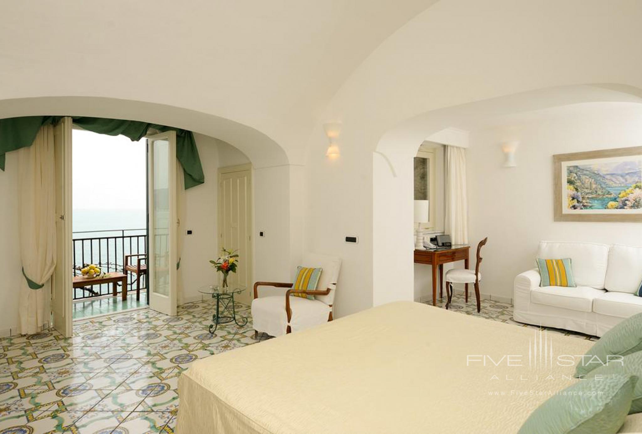 Guest Room at the Santa Caterina Hotel on the Amalfi Coast