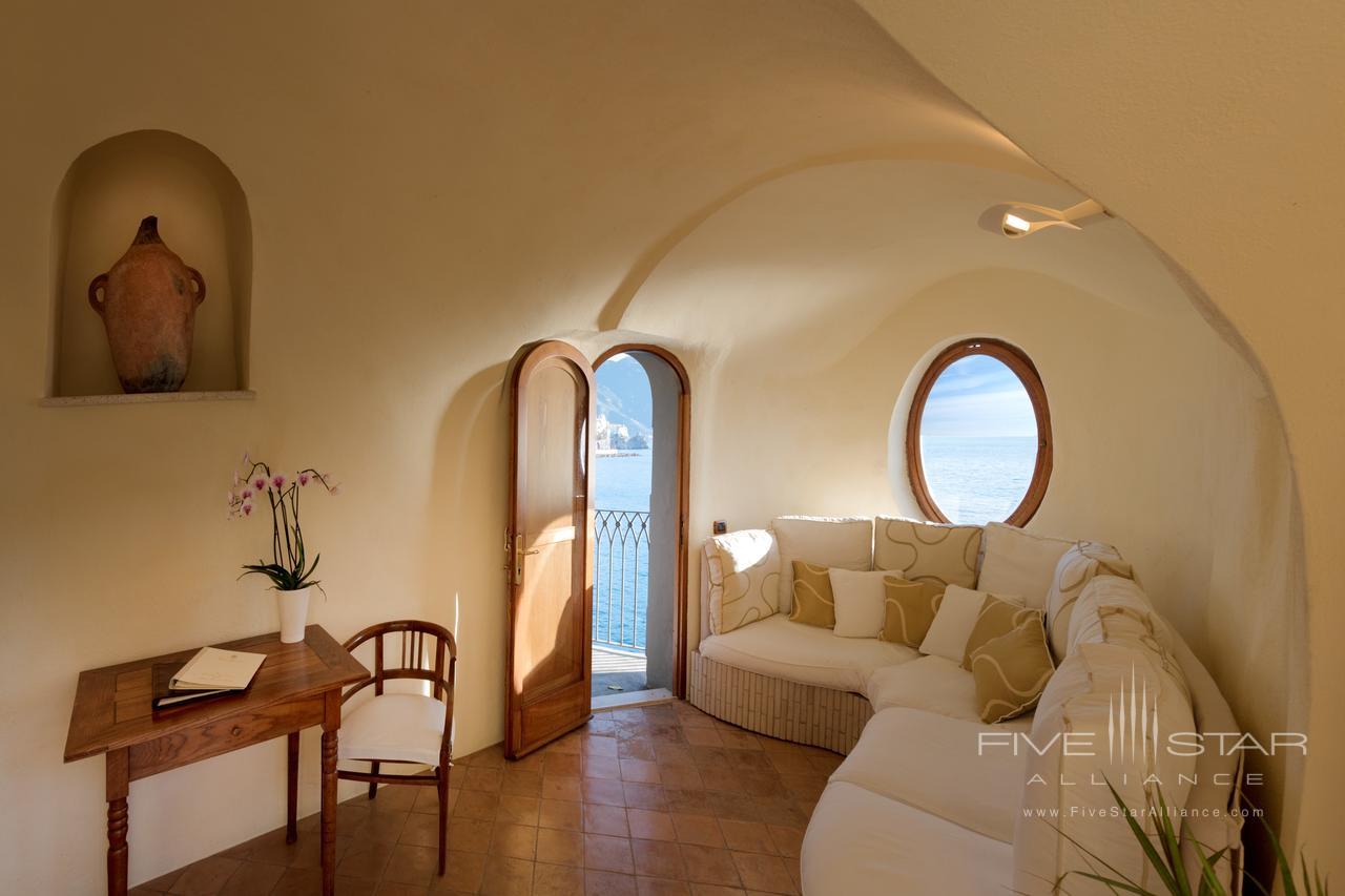 Suite at the Santa Caterina Hotel on the Amalfi Coast