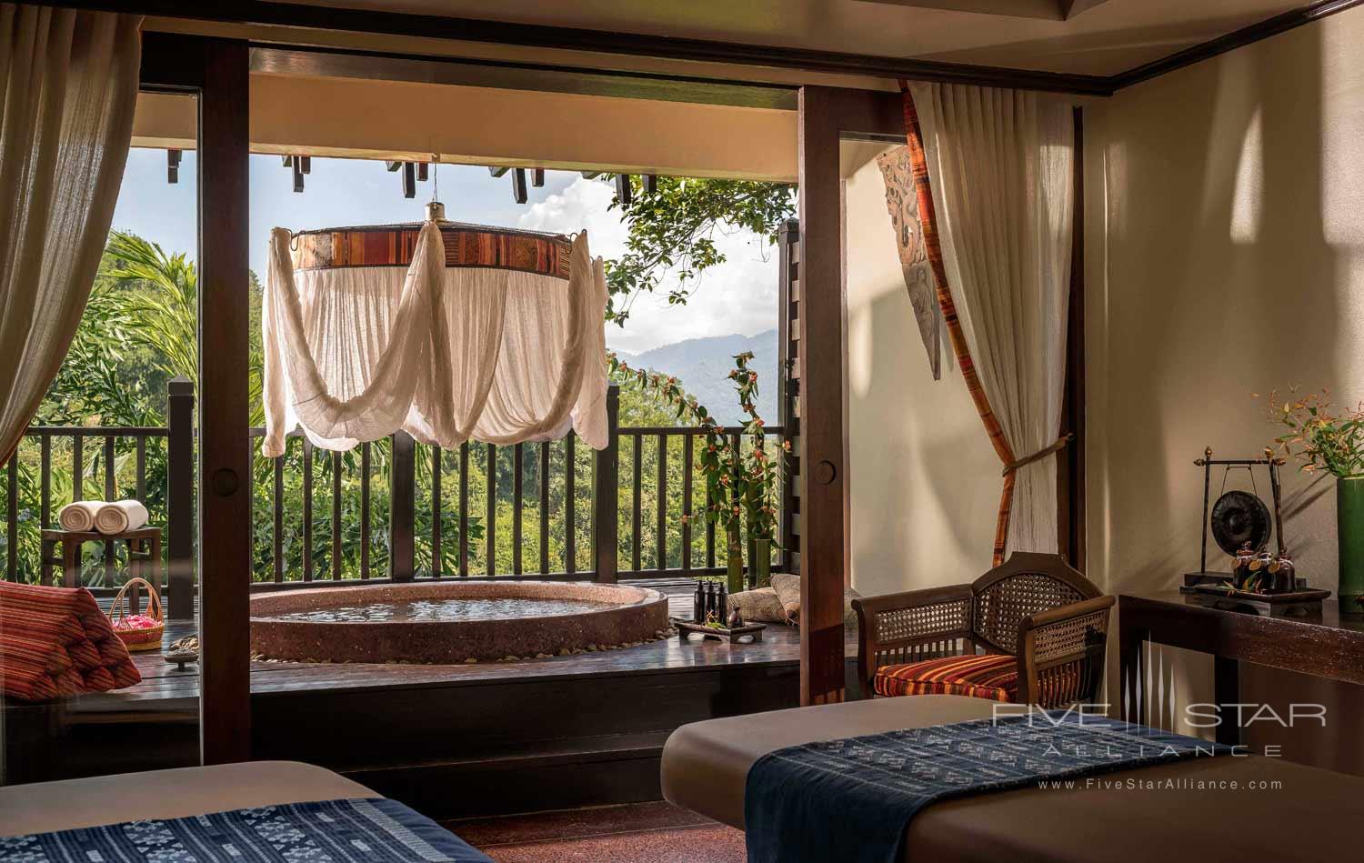 Double Treatment Room at Anantara Golden Triangle Elephant Camp &amp; Resort, Thailand