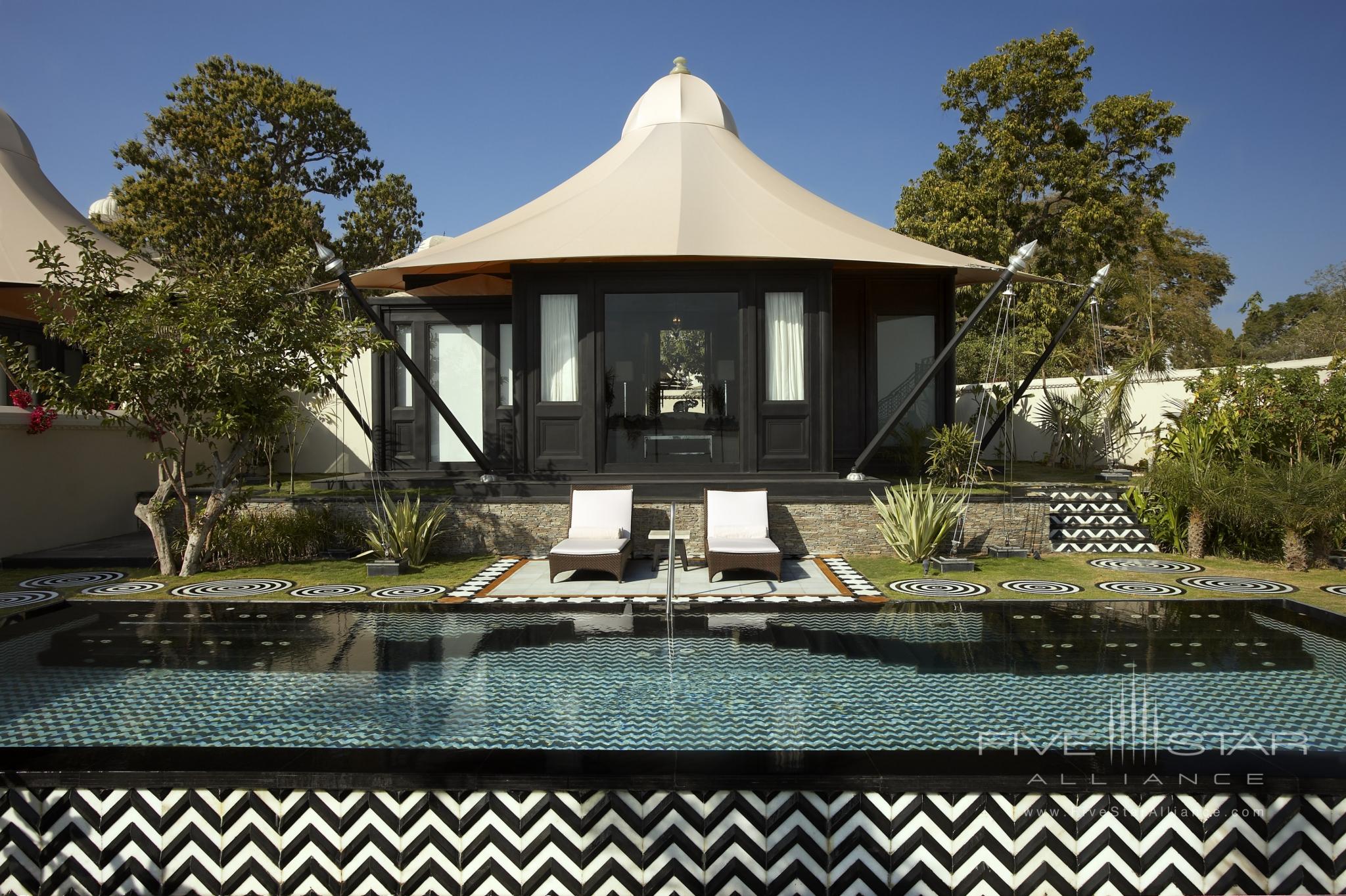 Spa Tent with Pool at Leela Palace Udaipur