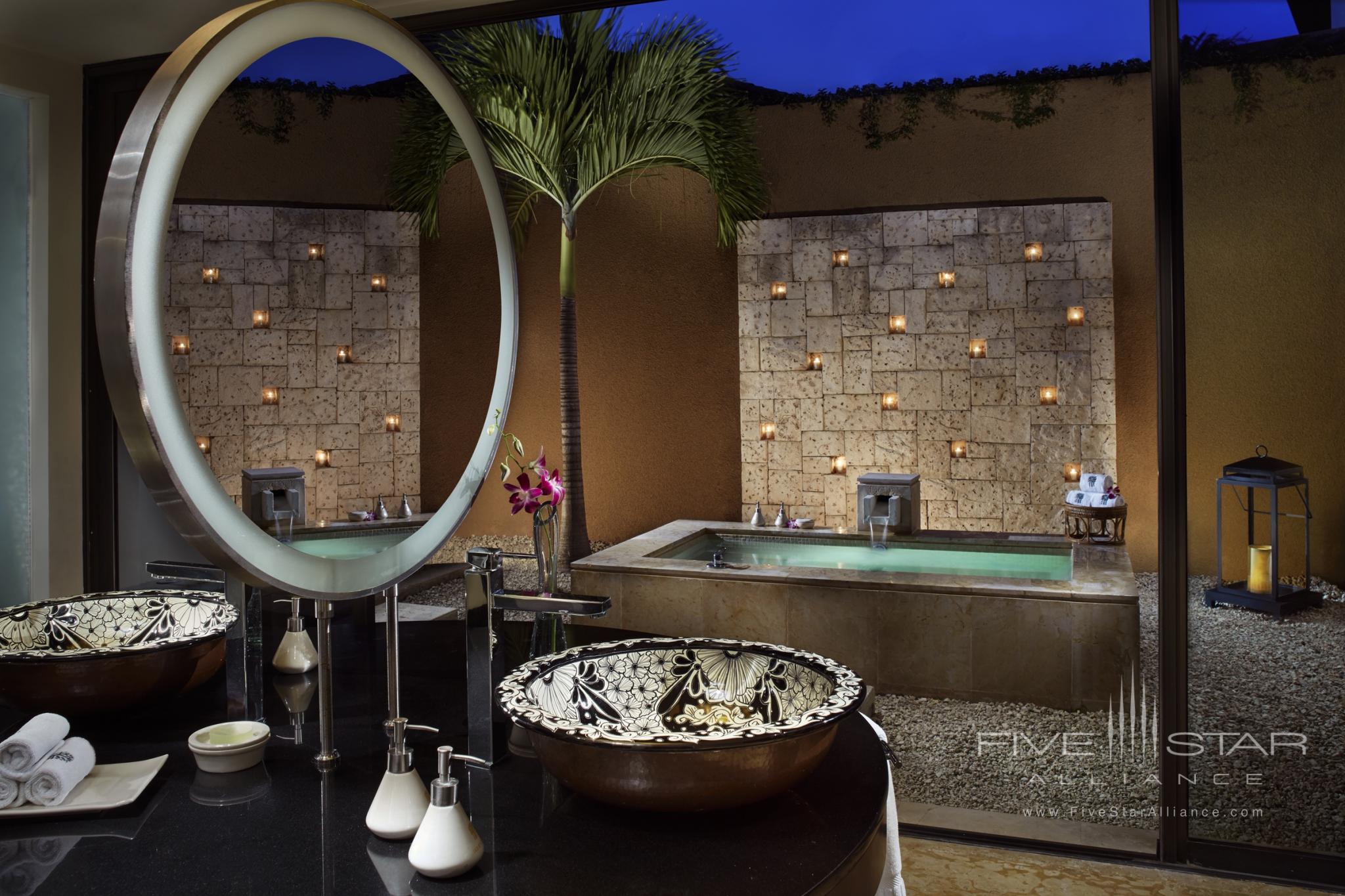 Bathroom of a 2 Bedroom Pool Villa at Banyan Tree Mayakoba