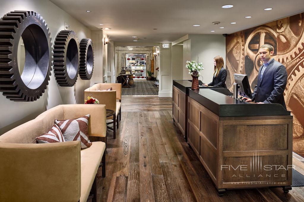 Front Desk at Hotel Teatro, Denver