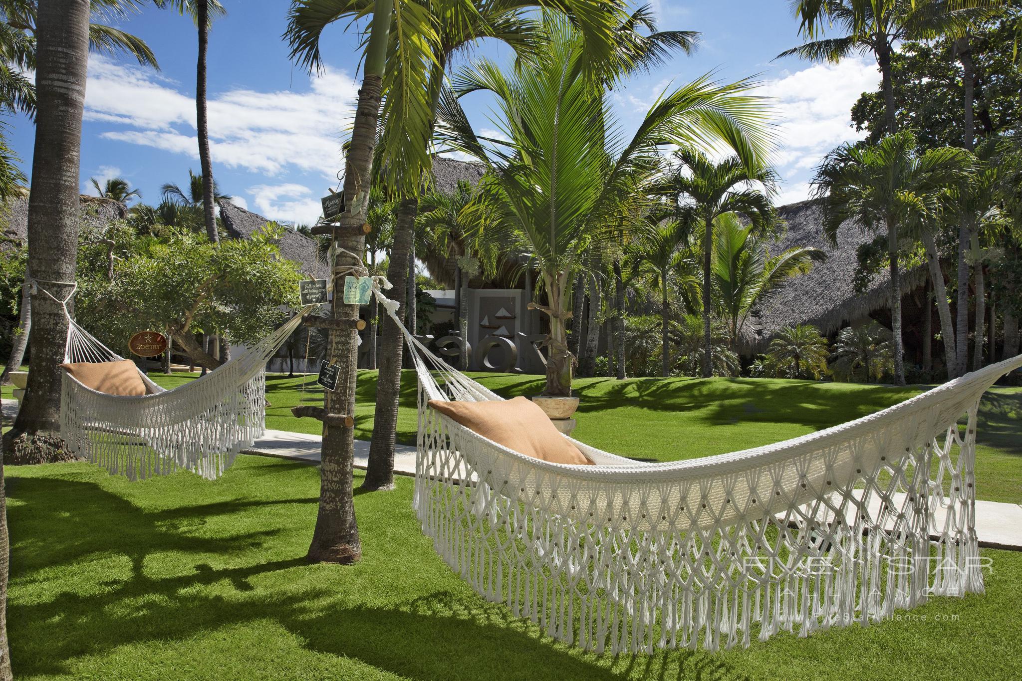 Hammocks at Zoetry Agua Punta Cana