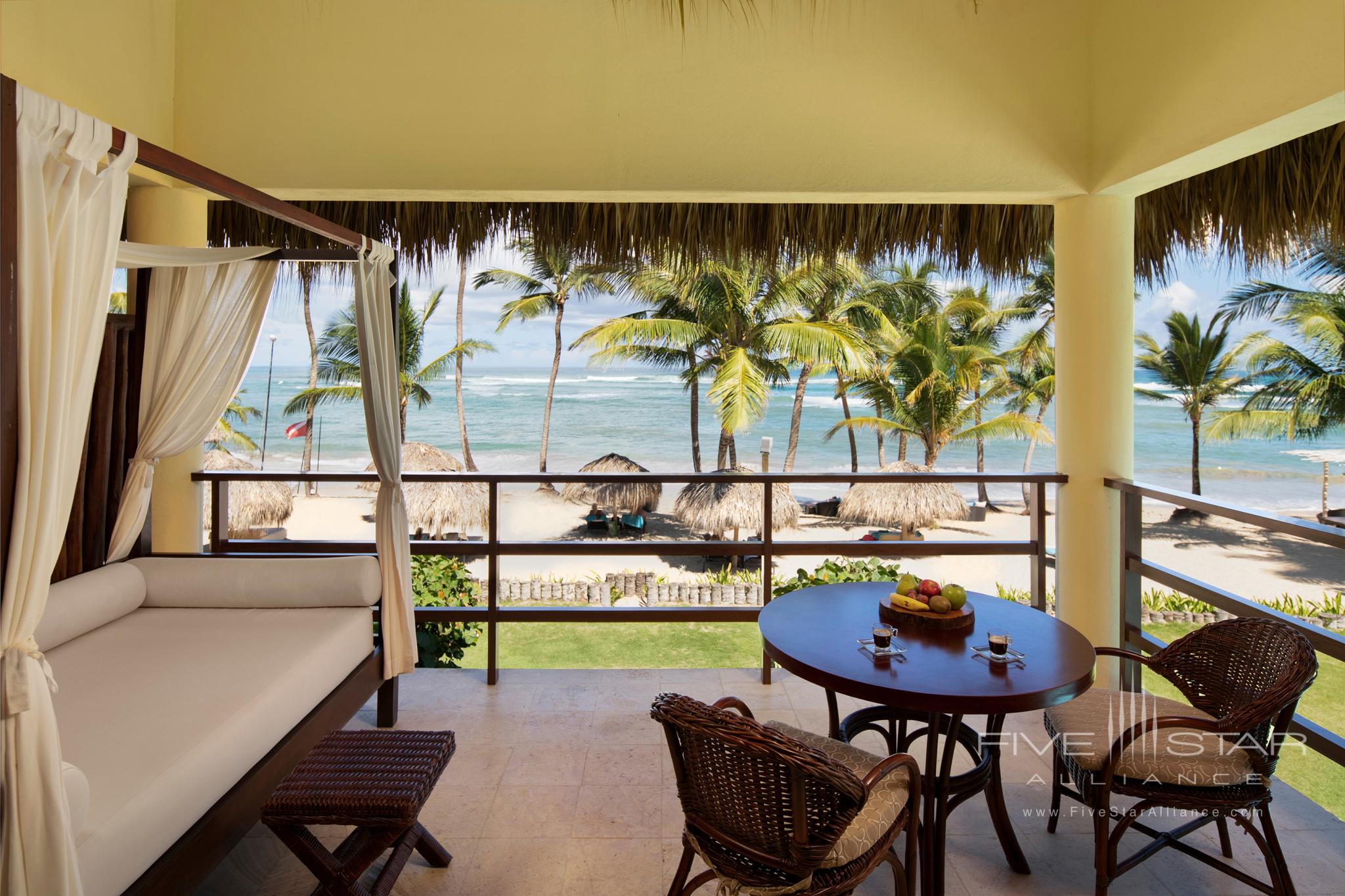 Oceanfront Junior Suite Balcony at Zoetry Agua Punta Cana