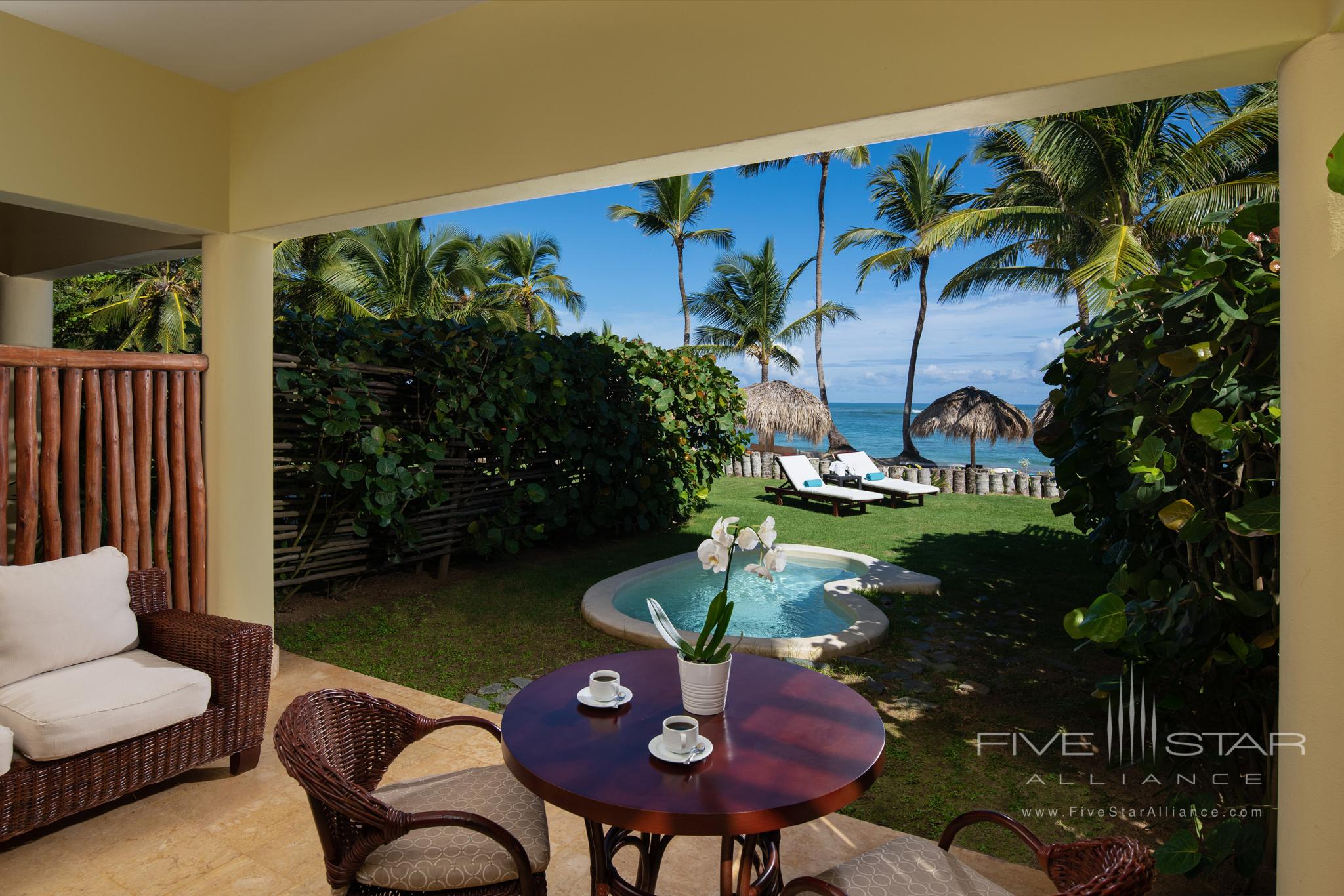 Oceanfront Deluxe Junior Suite at Zoetry Agua Punta Cana