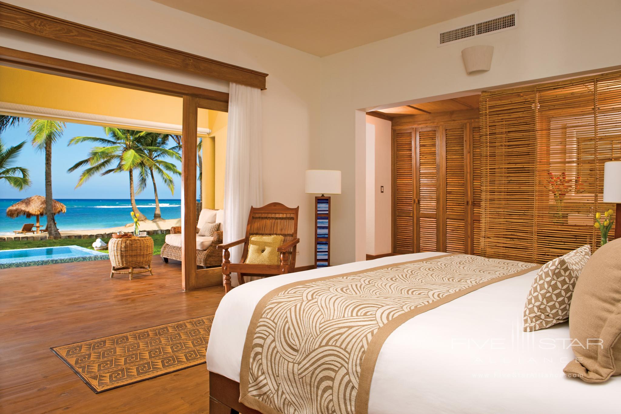 Oceanfront Junior Suite with Jacuzzi at Zoetry Agua Punta Cana