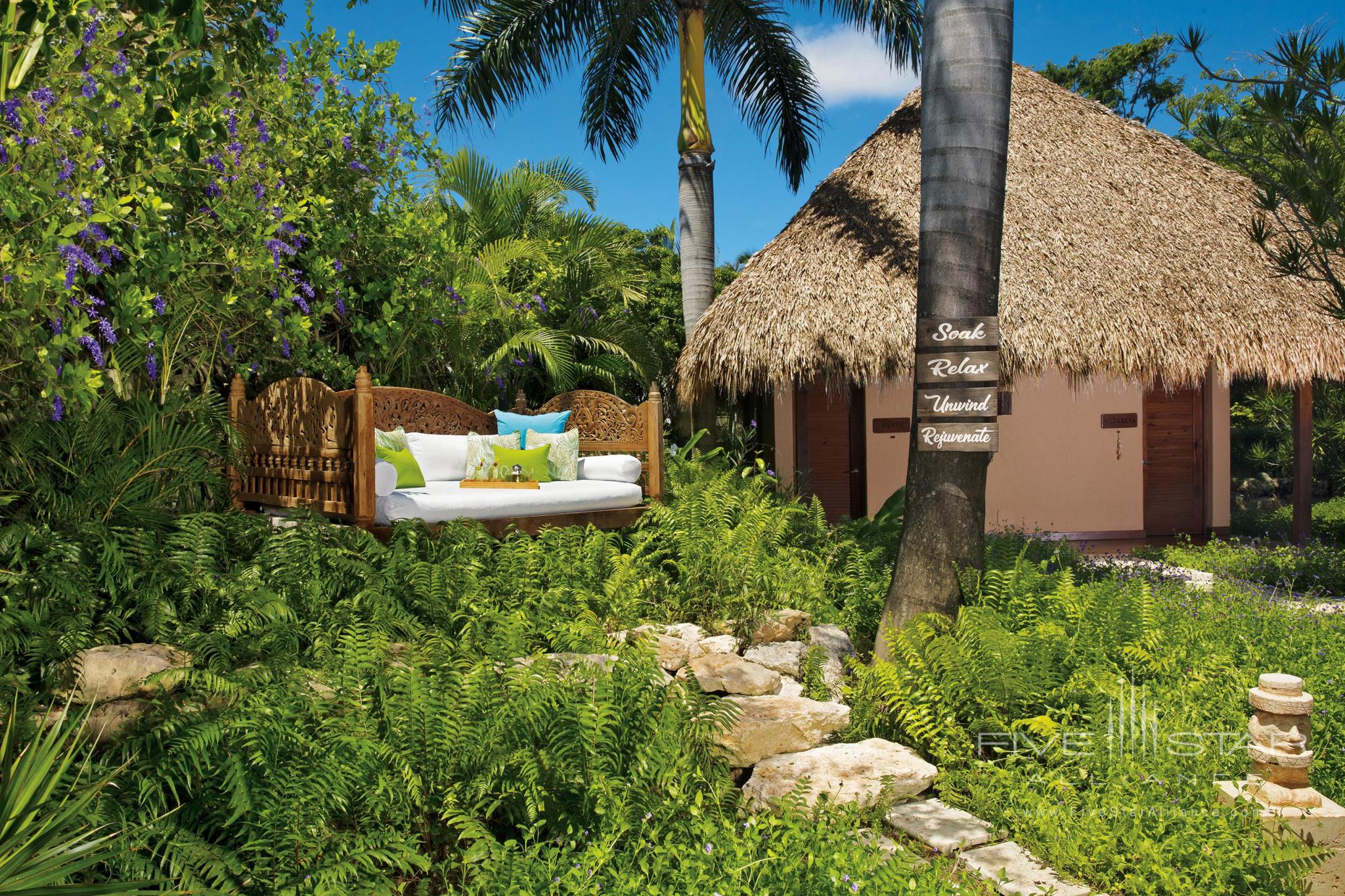 Relaxation Daybed at the Zoetry Agua Punta Cana Spa