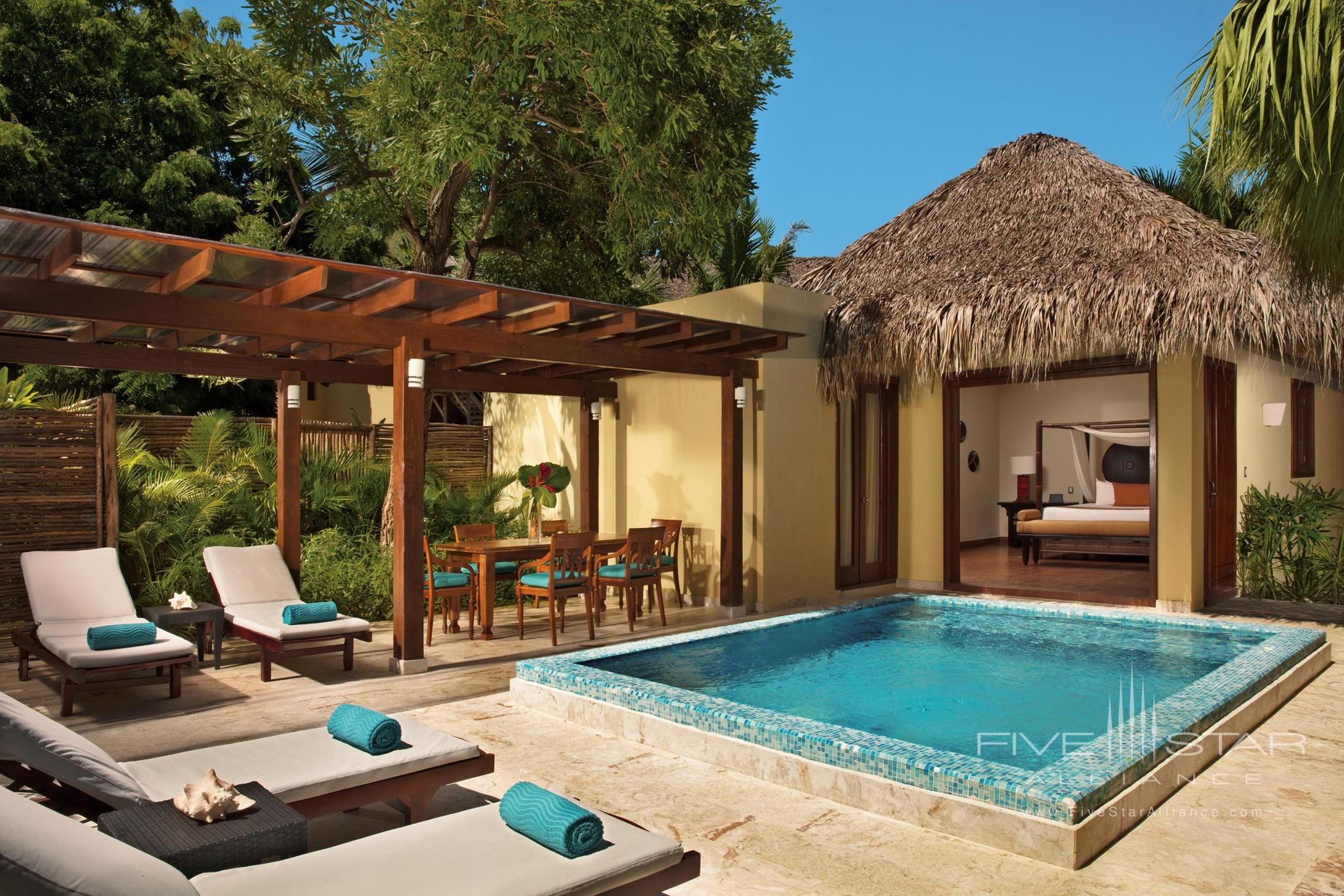 Private Pool for the Villa Caney Garden View at Zoetry Agua Punta Cana