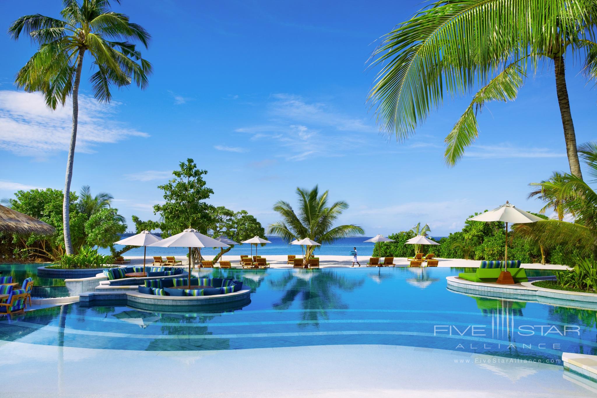 Main Swimming Pool at Six Senses Laamu