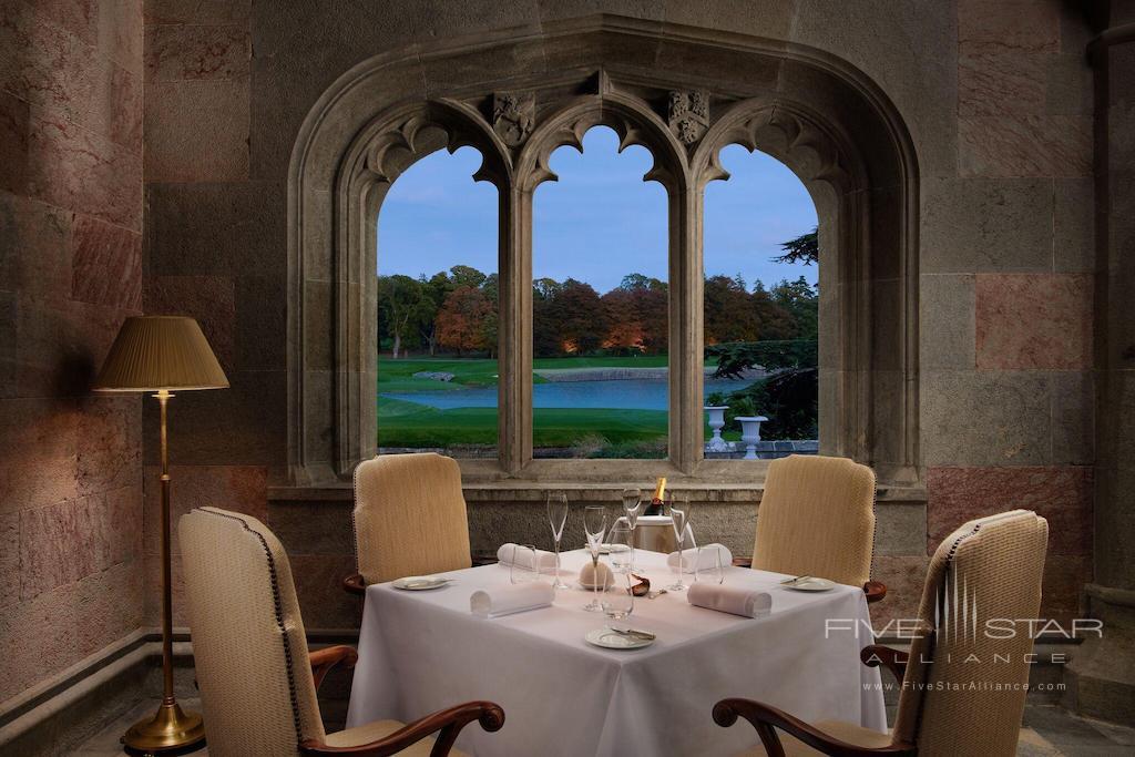 The Oak Room dining at Adare Manor Hotel and Golf Resort