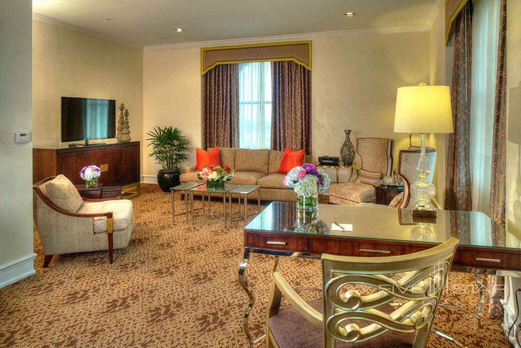 Presidential Suite Living Room at The Peabody Memphis, Memphis, TN
