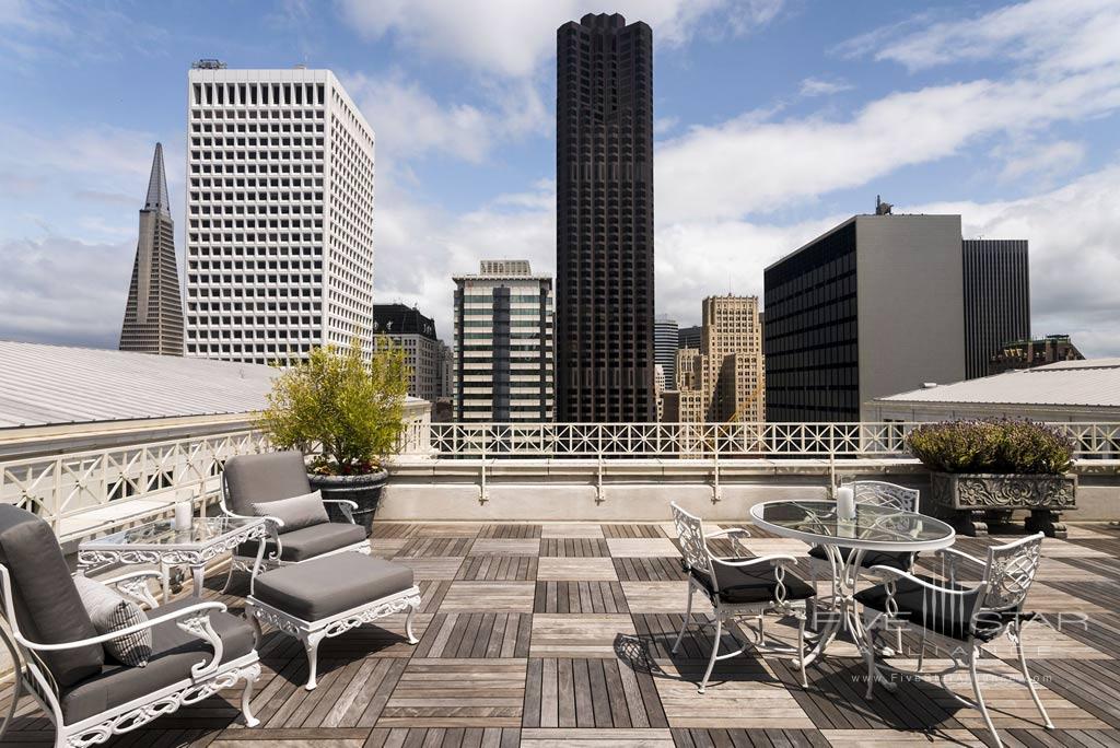 Presidential Suite Balcony at The Ritz-Carlton, San Francisco, CA