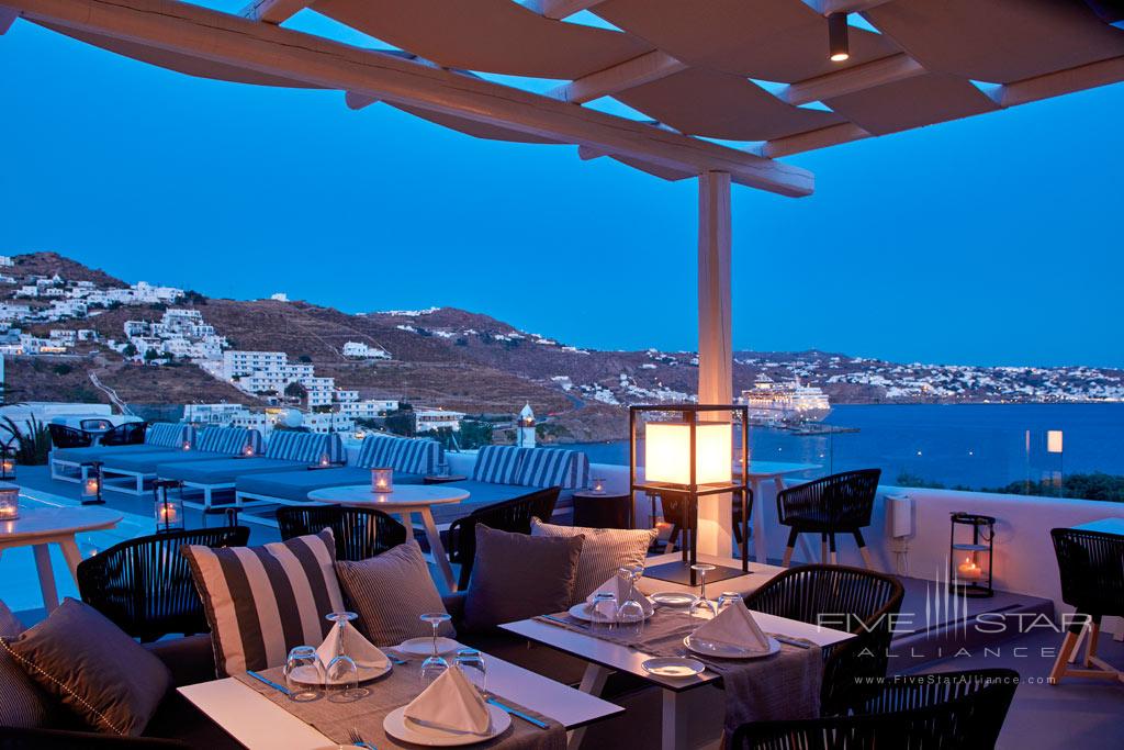 Dine at Mykonos Princess, Cyclades, Greece