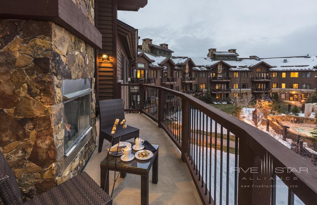 Bi-Level Two Bedroom Suite Balcony at Waldorf Astoria Park City