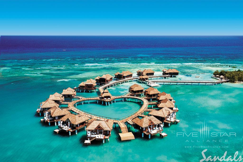 Overwater Villas at Sandals Royal Caribbean