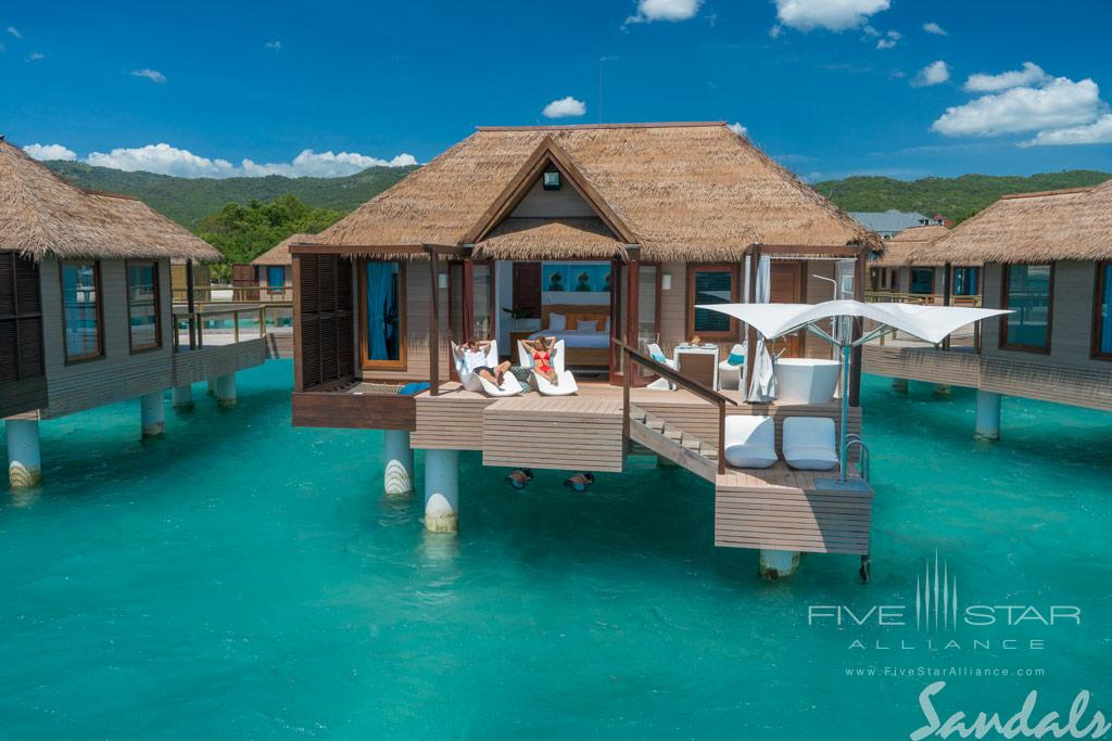 Overwater Villa at Sandals South Coast, Westmoreland, Jamaica