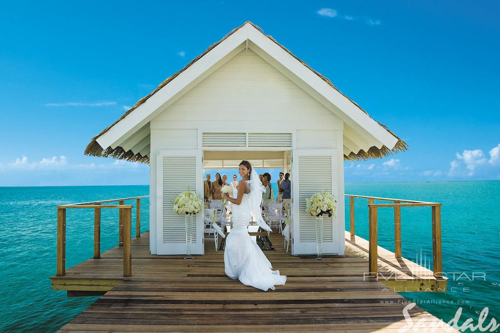 Over-the-Water Chapel at Sandals South Coast