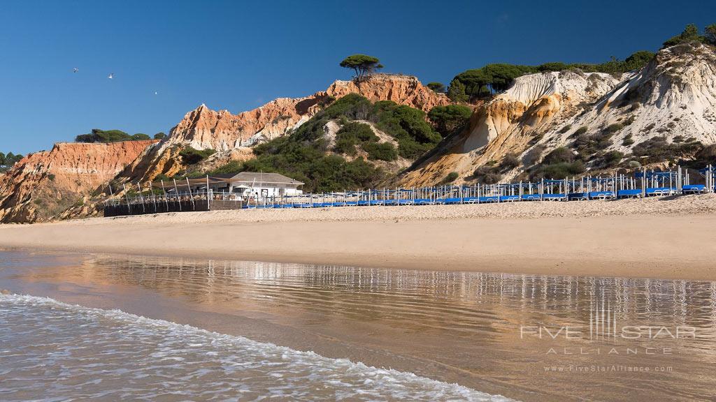 Beach at Pine Cliffs Hotel, Albufeira, Portugal