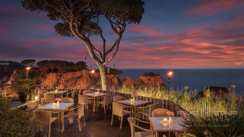 Bar and Lounge at Pine Cliffs Hotel, Albufeira, Portugal