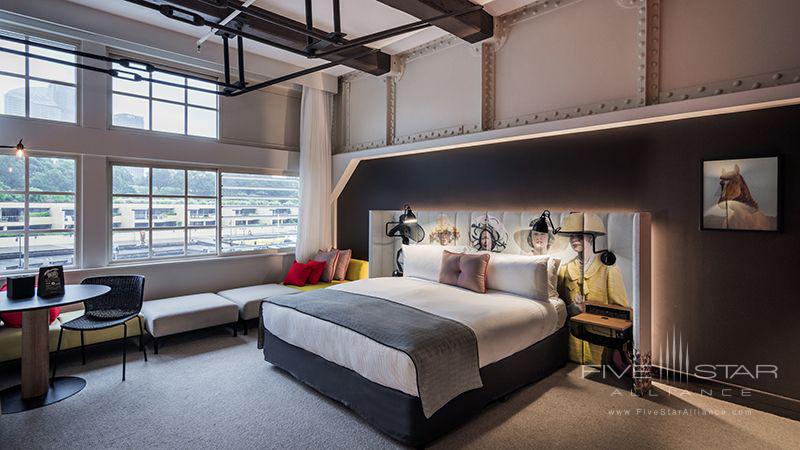 City View King Guest Room at Ovolo Woolloomooloo, Sydney, NSW, Australia