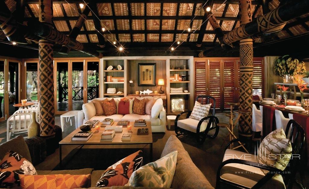 Lounge at Dolphin Island, Fiji