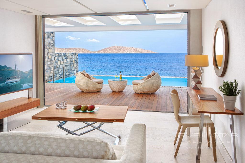 Premium Waterfront Junior Suite at  Elounda Beach Hotel and Villas, Crete, Lassithi, Greece