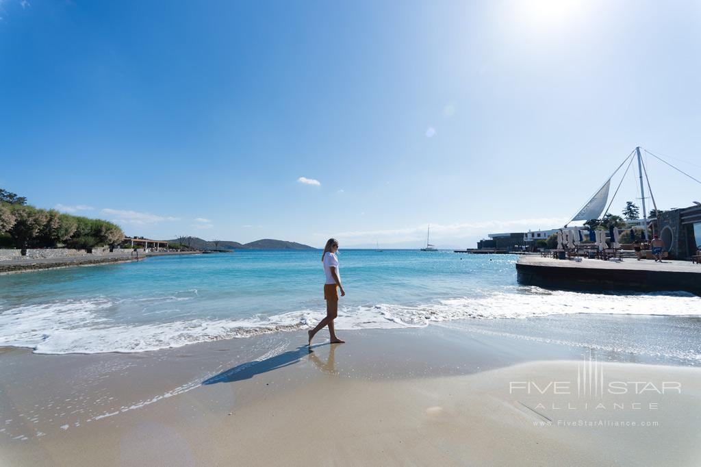 Beach and Sail In Bar at Elounda Bay Palace, Greece