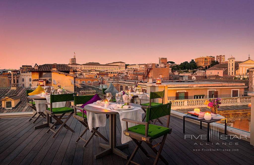 Rooftop Views at Singer Palace Hotel, Rome, Lazio, Italy