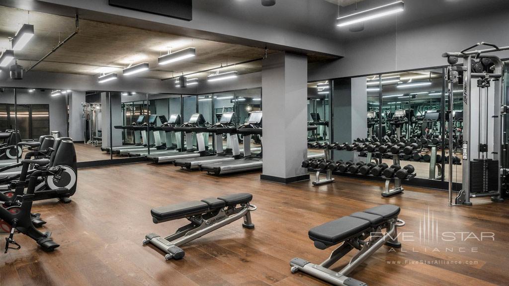 Gym at Perry Lane Hotel, Savannah, Georgia