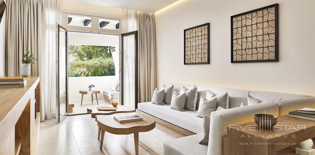 Junior Suite Lounge at Nobu Hotel Marbella, Spain