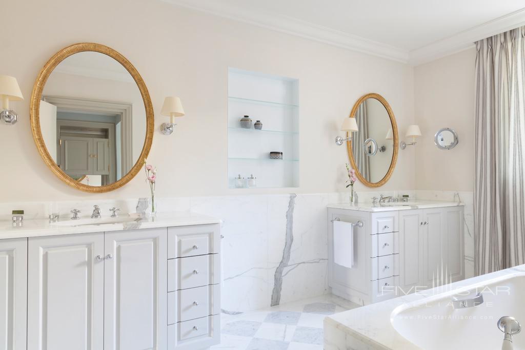 Guest Bath at Hotel Le Bristol Paris, France